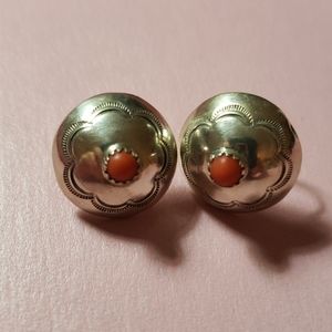 Vintage Native American sterling earrings